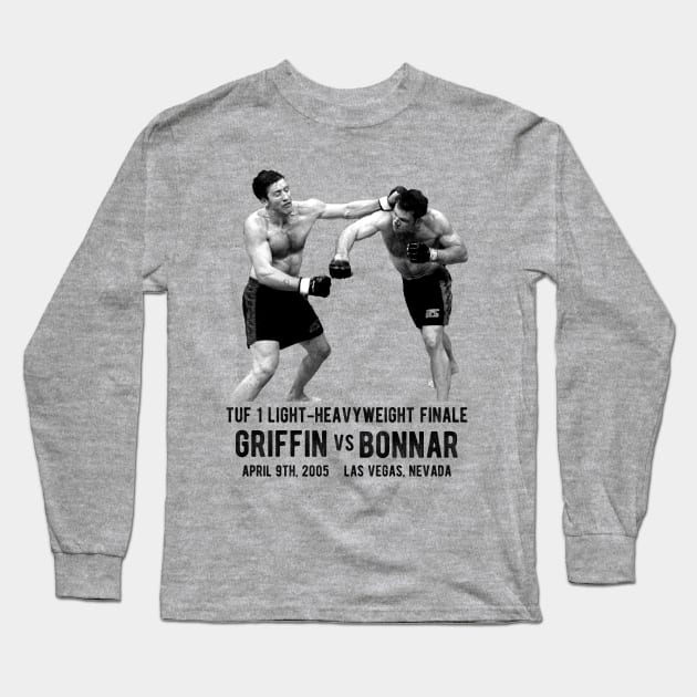 Forrest Griffin Vs Stephan Bonnar Long Sleeve T-Shirt by aarond3214